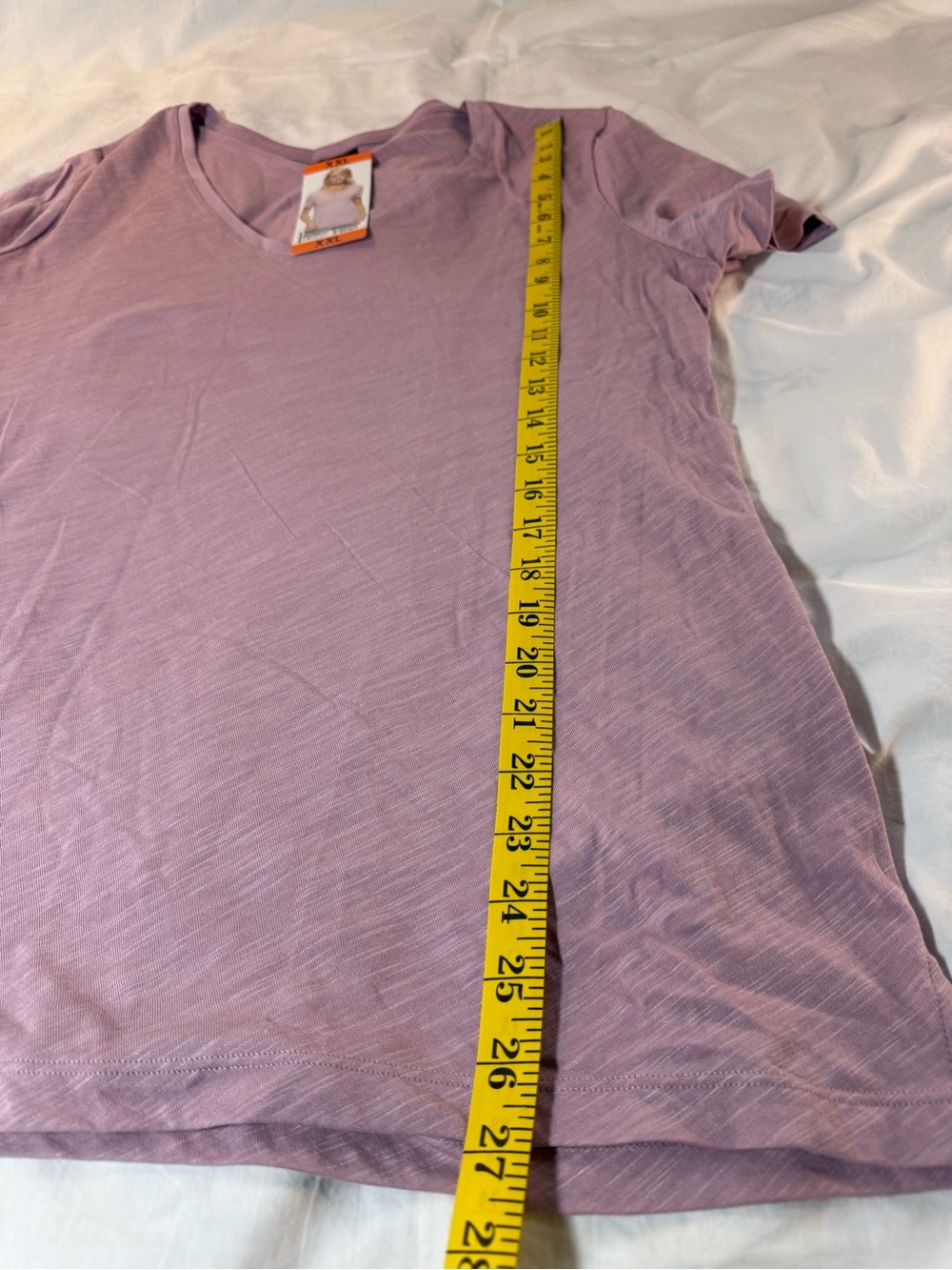 Felina Lavender V-Neck Short Sleeve Tee - Picture 4 of 6